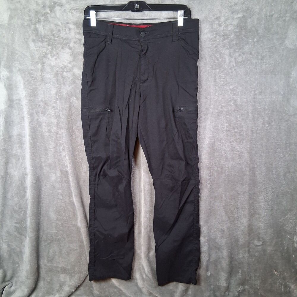 Wrangler All terrain Cargo Utility Pants Mens 32x30 Inseam 29 Black Straight Leg